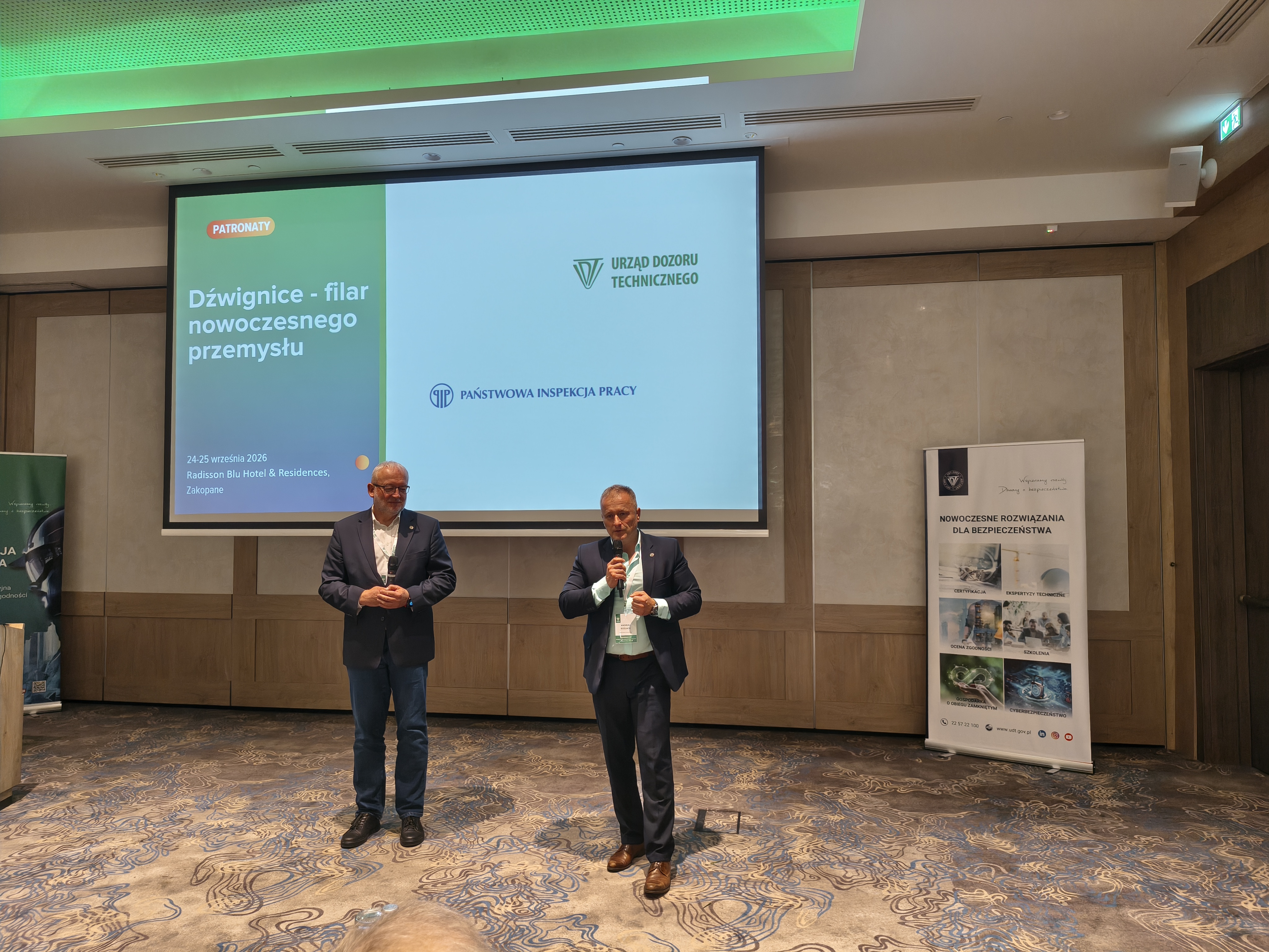 Zakończenie Konferencji – Rafał Osiński, Dyrektor OUDT Wrocław oraz Andrzej Rozlach, Dyrektor OUDT Kraków