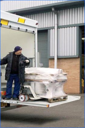 podest ruchomy załadowczy