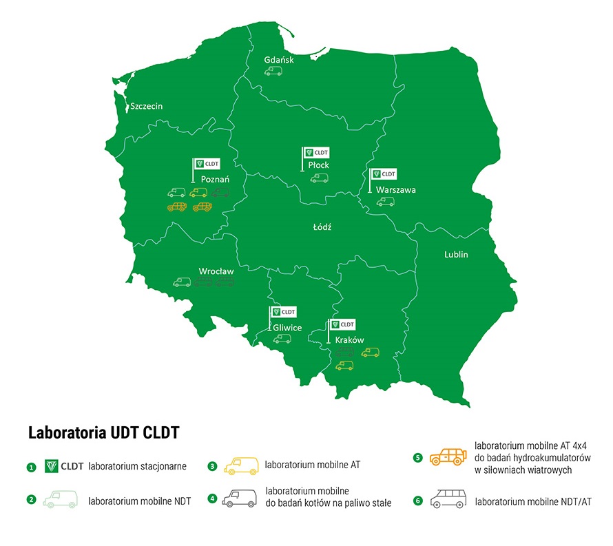 mapa laboratioriów